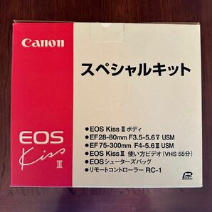 【名機希少美品】フィイルムカメラ　CANON EOS KssⅢスペシャルセット　80mm &300mmズームレンズキットセット