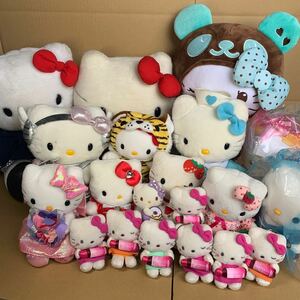 HELLO KITTY　ハローキティ　キティちゃん　マスコット　ぬいぐるみ　20点まとめて　サンリオ　EIKOH エイコー　マックドナルド　NTT　等　