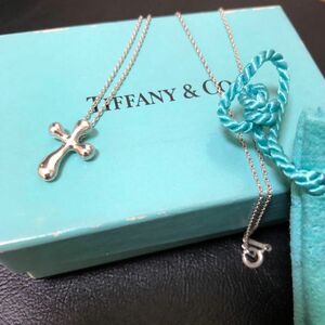 最終お値下げ！TIFFANY&Co ティファニー　エルサペレッティ　クロス ネックレス