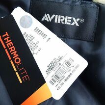 AVIREX アヴィレックス 定価3.5万 高機能中綿THERMOLITE エコファー切替 中綿入り パディングジャケット 3252060 120 2XL ▲064▼bus018us_画像8