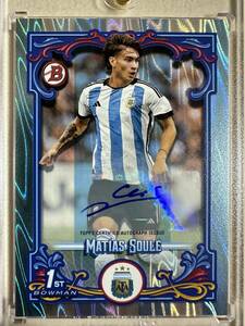 激レア！ ブレイク中 topps Argentine matias soule 1st bowman auto