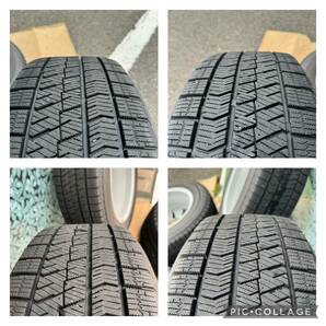 ホンダ 純正 モデューロ 16インチ 7J +55 114.3 5穴/BSブリザックVRX2 215/60R16 2020年製 4本セット #351-3の画像8