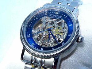 ◆ NOSTALGIE ISTANBUL ORIENT EXPRESS 自動巻き腕時計 OM-8017 スケルトン ◆ オリエントエクスプレス