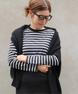 【新品】【定価1.4万】Deuxieme Classe COCO Stripe Tシャツ No5 黒 クロ ブラック ロングTシャツ コットン 綿