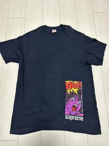 Supreme Tee L ネイビー シュプリーム Tシャツ 美中古品 ボックスロゴ BOXロゴ