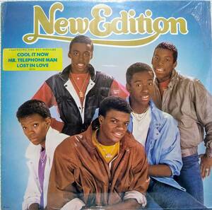 【LP R&B Soul】New Edition「New Edition」オリジナル US盤 未使用 未開封シールド Mr.Telephone Man 他 収録！