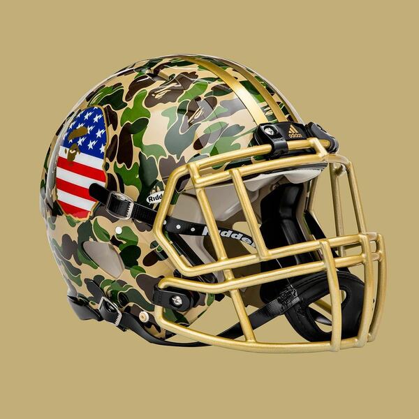 RIDDELL HELMET BAPE Adidas bape