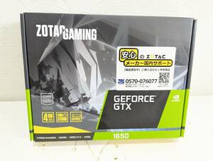 【新品 未使用】ZOTAC GAMING GeForce GTX 1650　LP　4GB　128BIT　GDDR6