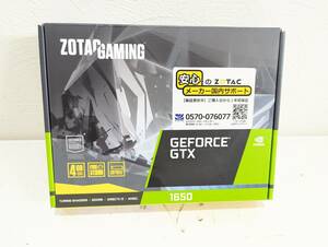 【新品・未使用】ZOTAC GAMING GeForce GTX 1650　LP　4GB　128BIT　GDDR6