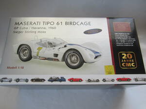  быстрое решение CMC 1500 автомобилей ограниченного выпуска 1/18 Maserati tipo 61 bird клетка 1960 год Habana GP победа N7 sterling * Moss 