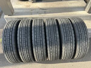 DUNLOP SP680 225/80R17.5 123/122L 2023年ミックスタイヤ6本セット