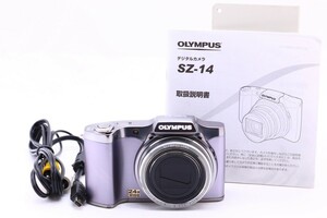 【良品】オリンパス OLYMPUS STYLUS SZ-14 コンパクトデジタルカメラ #11852