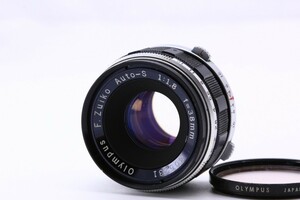 [良品] オリンパス Olympus F.Zuiko Auto-S 38mm f/1.8 マニュアルフォーカス 単焦点 レンズ for PEN F/FT/FV 405231