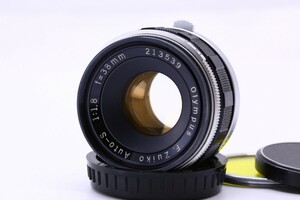  オリンパス Olympus F.Zuiko Auto-S 38mm f/1.8 マニュアルフォーカス 単焦点 レンズ for PEN F/FT/FV 213539