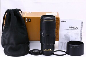 【極上品】 ニコン Nikon N AF-S NIKKOR 70-200mm F4G ED VR #12078