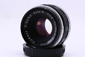 オリンパス Olympus F.Zuiko Auto-S 38mm f/1.8 TTLナンバー付 マニュアルフォーカス 単焦点 レンズ for PEN F/FT/FV #6224