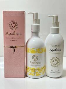 [ не использовался товар ] Apatheiaa шпаклевка .a premium пилинг гель * платина ( yuzu * rose )300g 3 шт. комплект 