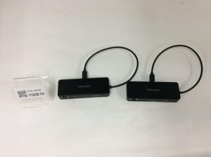 2 piece set TOSHIBA USB-C to HDMI|VGA Travel Adapter PA5272U-3PRP port enhancing adaptor 