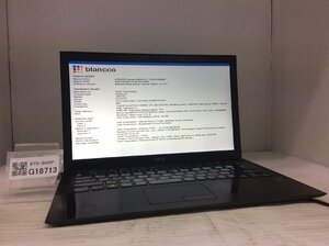 ジャンク/ VAIO VJP132 Intel Core i3-5005U メモリ4.1GB SSD128.03GB 【G18713】