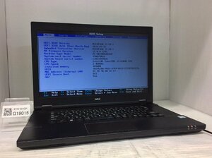 ジャンク/ NEC PC-VK24MXAGE4AT Intel Core i5-6300U メモリ4.1GB ストレージ無し 【G19015】