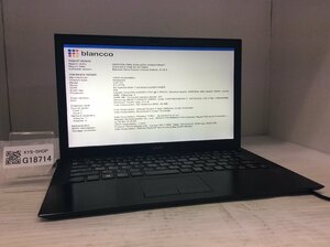 ジャンク/ VAIO VJP132 Intel Core i3-5005U メモリ4.1GB SSD128.03GB 【G18714】