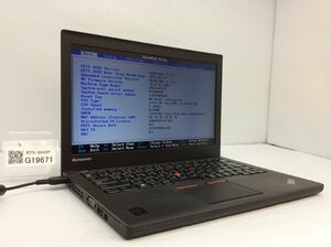 ジャンク/ LENOVO 20CLA1U2JP ThinkPad X250 Intel Core i3-5010U メモリ8.19GB HDD500.1GB 【G19671】