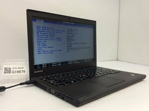 ジャンク/ LENOVO 20AMS1RV0V ThinkPad X240 Intel Core i5-4300U メモリ4.1GB ストレージ無し 【G19679】