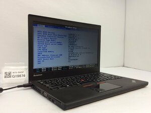 ジャンク/ LENOVO 20CLA1U2JP ThinkPad X250 Intel Core i3-5010U メモリ8.19GB HDD500.1GB 【G19676】