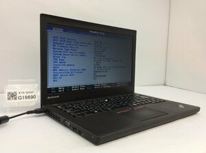 ジャンク/ LENOVO 20CLA1U2JP ThinkPad X250 Intel Core i3-5010U メモリ8.19GB HDD500.1GB 【G19690】