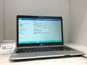 ジャンク/ FUJITSU FMVS09001 LIFEBOOK S937/S Intel Core i5-7300U メモリ8.19GB SSD256.06GB 【G19071】