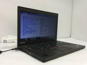 ジャンク/ LENOVO 20CLA1U2JP ThinkPad X250 Intel Core i3-5010U メモリ8.19GB HDD500.1GB 【G19320】