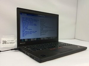 ジャンク/ LENOVO 20CLA1U2JP ThinkPad X250 Intel Core i3-5010U メモリ8.19GB HDD500.1GB 【G19537】