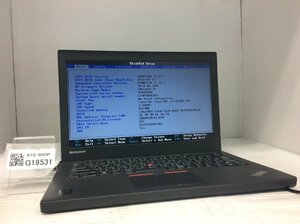 ジャンク/ LENOVO 20CLA1U2JP ThinkPad X250 Intel Core i3-5010U メモリ8.19GB HDD500.1GB 【G19531】