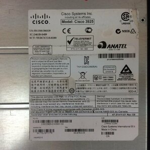 初期化済み CISCO/シスコ CISCO 3900シリーズ サービス統合型ルーター CISCO3925-CHASSIS 搭載OS Version 15.2(4)M3の画像6