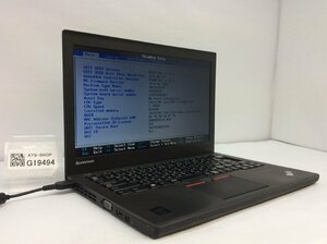 ジャンク/ LENOVO 20CLA1U2JP ThinkPad X250 Intel Core i3-5010U メモリ8.19GB HDD500.1GB 【G19494】