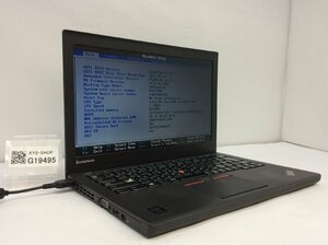 ジャンク/ LENOVO 20CLA1U2JP ThinkPad X250 Intel Core i3-5010U メモリ8.19GB HDD500.1GB 【G19495】