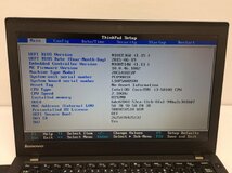 ジャンク/ LENOVO 20CLA1U2JP ThinkPad X250 Intel Core i3-5010U メモリ8.19GB HDD500.1GB 【G19554】_画像5