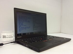 ジャンク/ LENOVO 20CLA1U2JP ThinkPad X250 Intel Core i3-5010U メモリ8.19GB HDD500.1GB 【G19499】