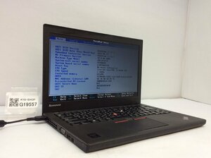 ジャンク/ LENOVO 20CLA1U2JP ThinkPad X250 Intel Core i3-5010U メモリ8.19GB HDD500.1GB 【G19557】