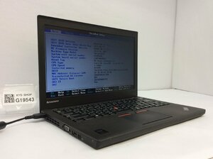 ジャンク/ LENOVO 20CLA1U2JP ThinkPad X250 Intel Core i3-5010U メモリ8.19GB HDD500.1GB 【G19543】