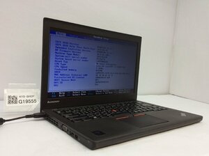 ジャンク/ LENOVO 20CLA1U2JP ThinkPad X250 Intel Core i3-5010U メモリ8.19GB HDD500.1GB 【G19555】