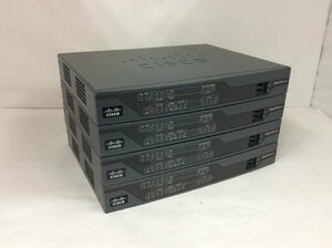 4台セット 初期化済み CISCO/シスコ CISCO892J-K9 Cisco890シリーズ サービス統合型ルータ 搭載OS Ver 15.1(4)M4（2台）/ 15.0(1)M2（2台）