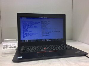 ジャンク/ LENOVO 20KES2E600 ThinkPad X280 Intel Core i3-8130U メモリ4.1GB SSD256.06GB 【G19646】