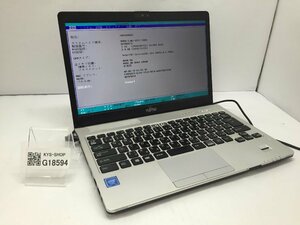 ジャンク/ FUJITSU FMVS08003 LIFEBOOK S937/R Intel Celeron 3965U メモリ4.1GB SSD128.03GB 【G18594】