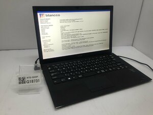 ジャンク/ VAIO VJP132 Intel Core i3-5005U メモリ4.1GB SSD128.03GB 【G18731】