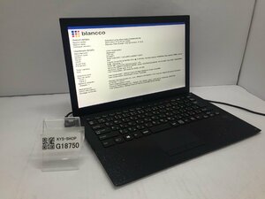 ジャンク/ VAIO VJP132 Intel Core i3-5005U メモリ4.1GB SSD128.03GB 【G18750】