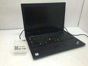 ジャンク/ LENOVO 20NSS25A00 ThinkPad L390 Intel Core i5-8265U メモリ8.19GB ストレージ無し 【G17795】