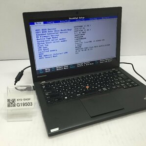 ジャンク/ LENOVO 20AMS1RV0V ThinkPad X240 Intel Core i5-4300U メモリ4.1GB ストレージ無し 【G19503】の画像1