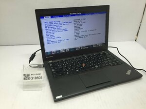 ジャンク/ LENOVO 20AMS1RV0V ThinkPad X240 Intel Core i5-4300U メモリ4.1GB ストレージ無し 【G19503】