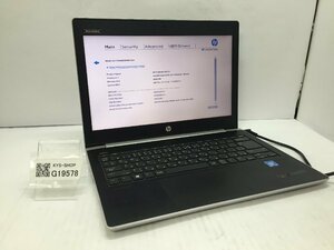 ジャンク/ HP ProBook 430 G5 Intel Celeron 3865U メモリ4.1GB HDD500.1GB 【G19578】